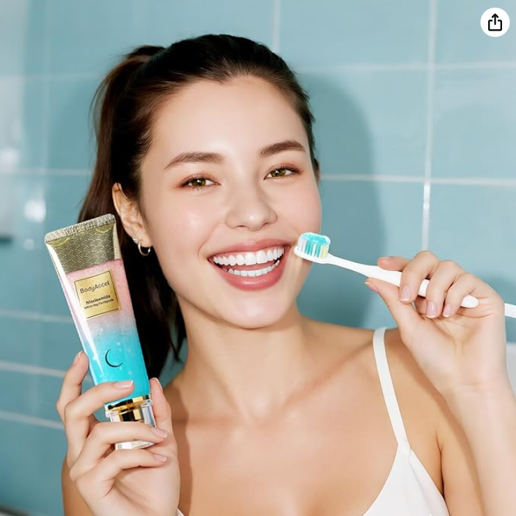 BodyAccel niacinamide dentifrice blanchissant