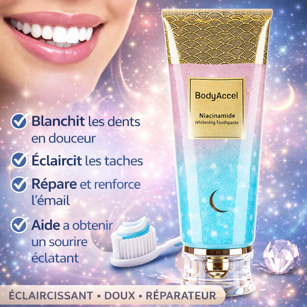 Dentifrice blanchissant BodyAccel niacinamide