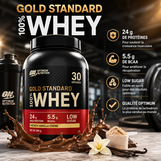 Gold Standard 100% Whey – Optimum Nutrition (900 g)